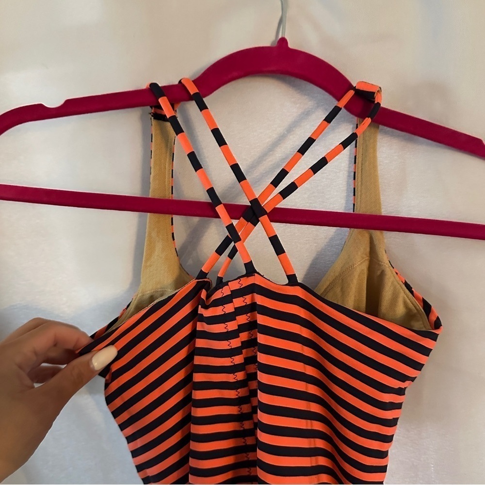 Lululemon Free to Be Tank Sea Stripe Light Flare Inkwell size 4‎ - Picture 4 of 7